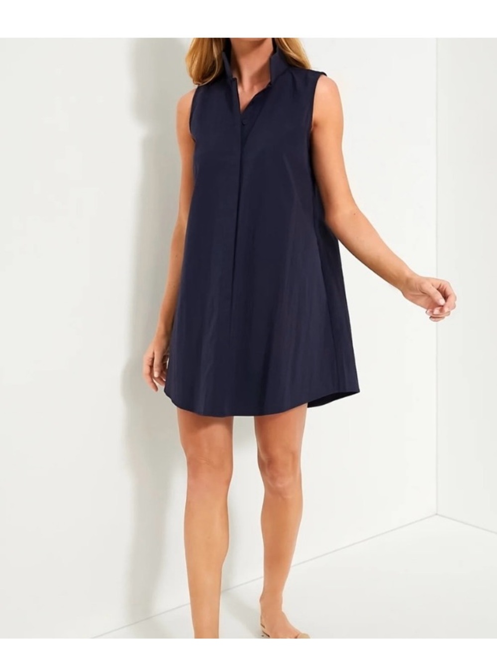 Tuckernuck Navy Sleeveless Charlie Dress